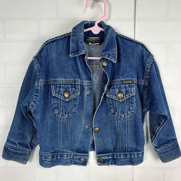 oshkosh b gosh toddler trucker jean jacket size 3T Vintage - Picture 1 of 14
